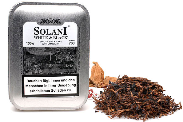 Solani White & Black Blend 763 Pfeifentabak 100g Dose Solani White & Black Blend 763 Pfeifentabak 100g Dose